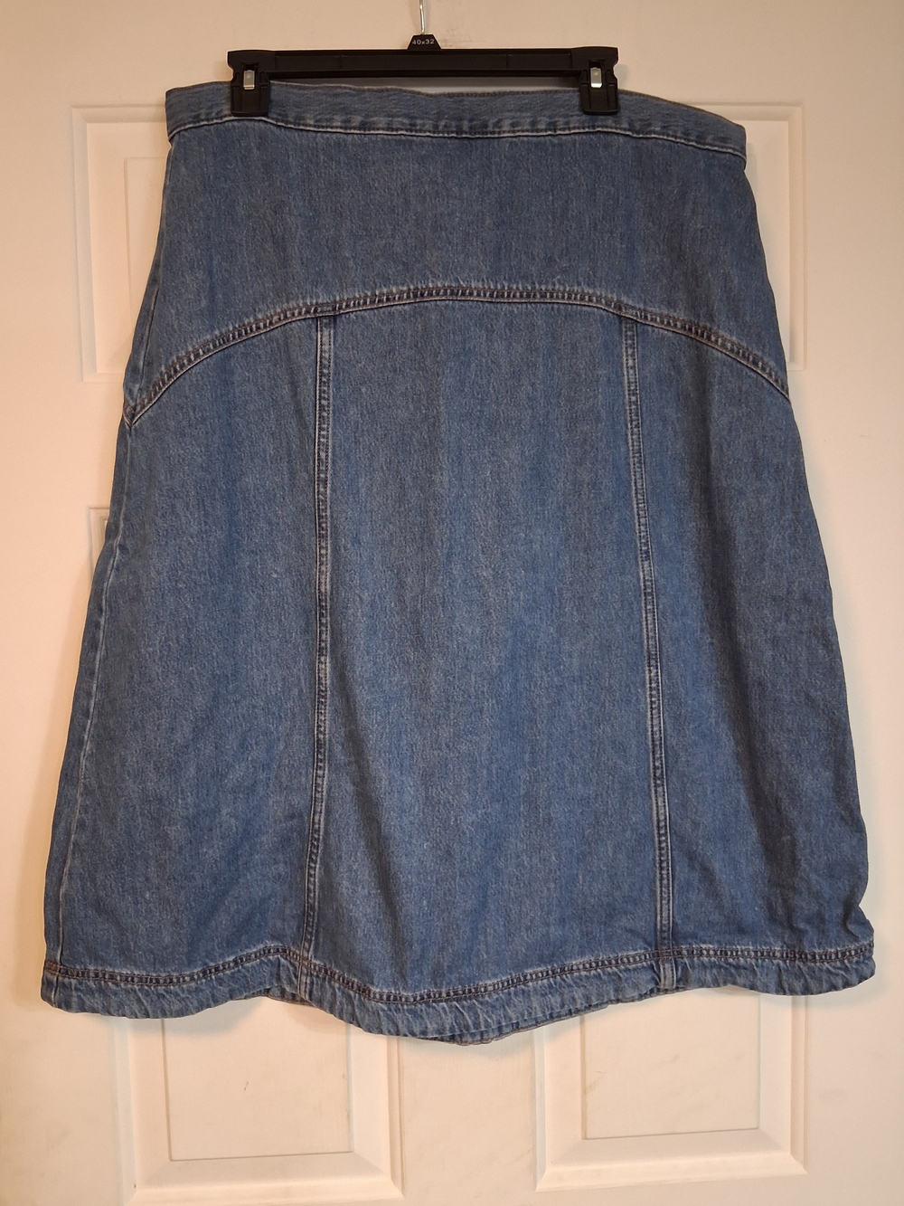 Old Navy Classic Blue Jean Denim Skirt High Rise Women's Size 14